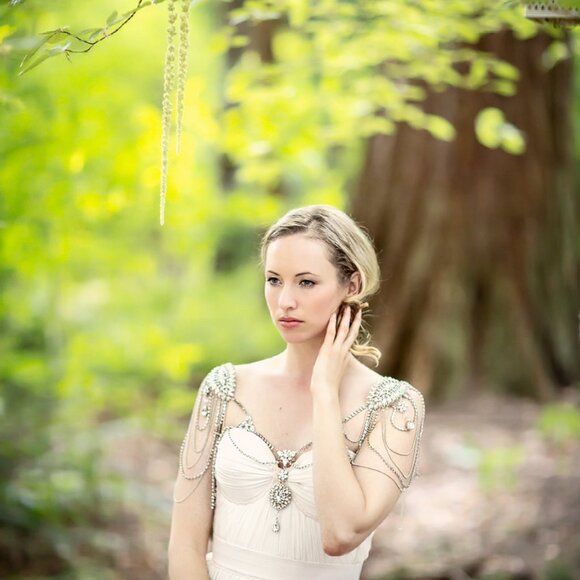 Rhinestone Shoulder Jewelry - New - Picture 2 of 6